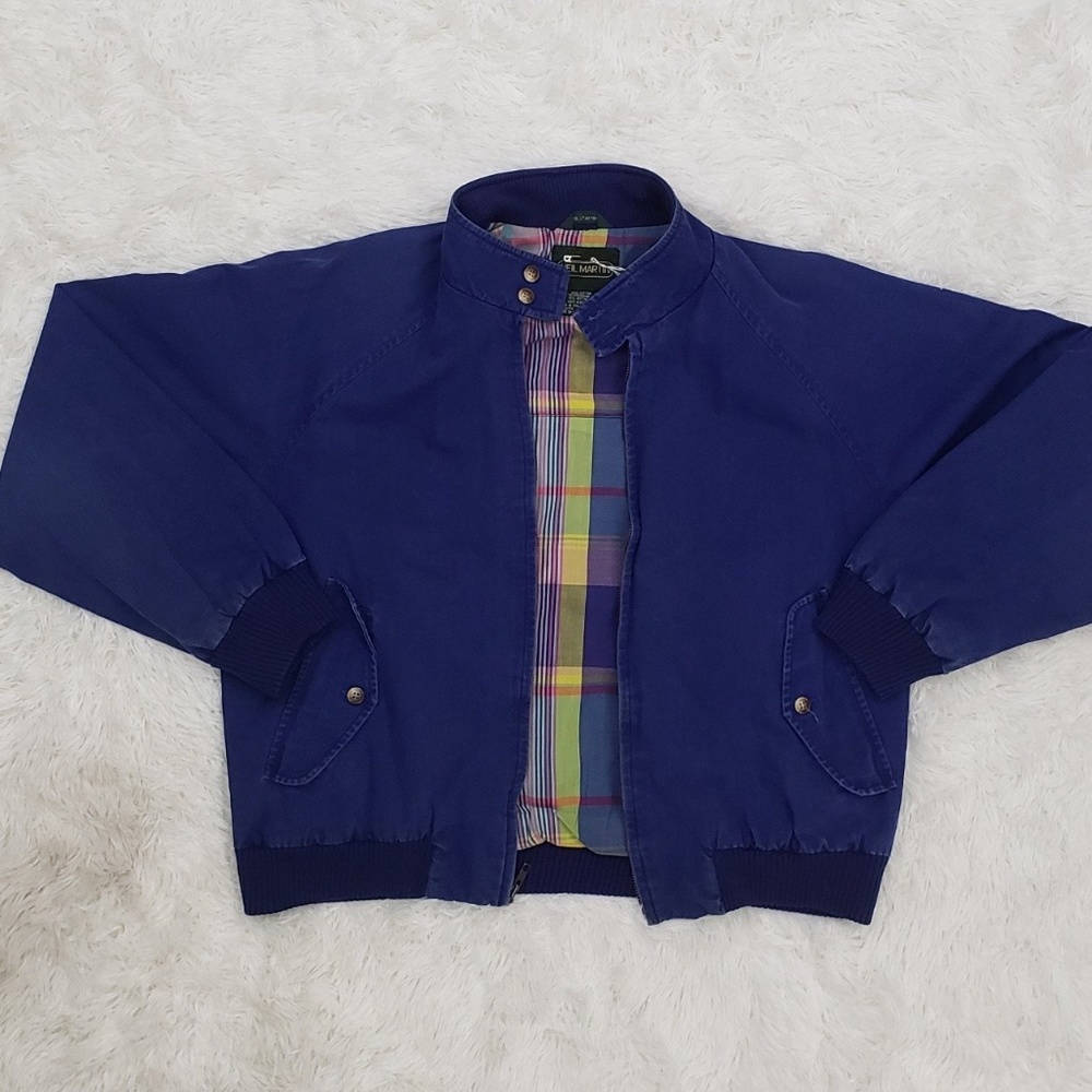 Neil Martin Blue Zip Up Jacket Mens